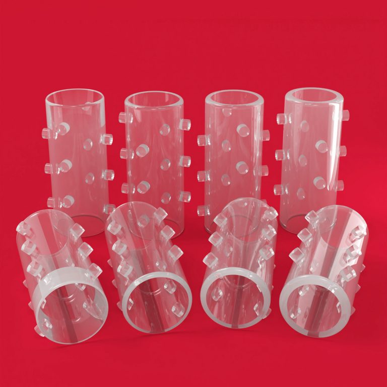 Stening® straight silicone bronchial stent with external anchors, designed to keep the airway open in cases of stenosis and extrinsic compression of the bronchus.