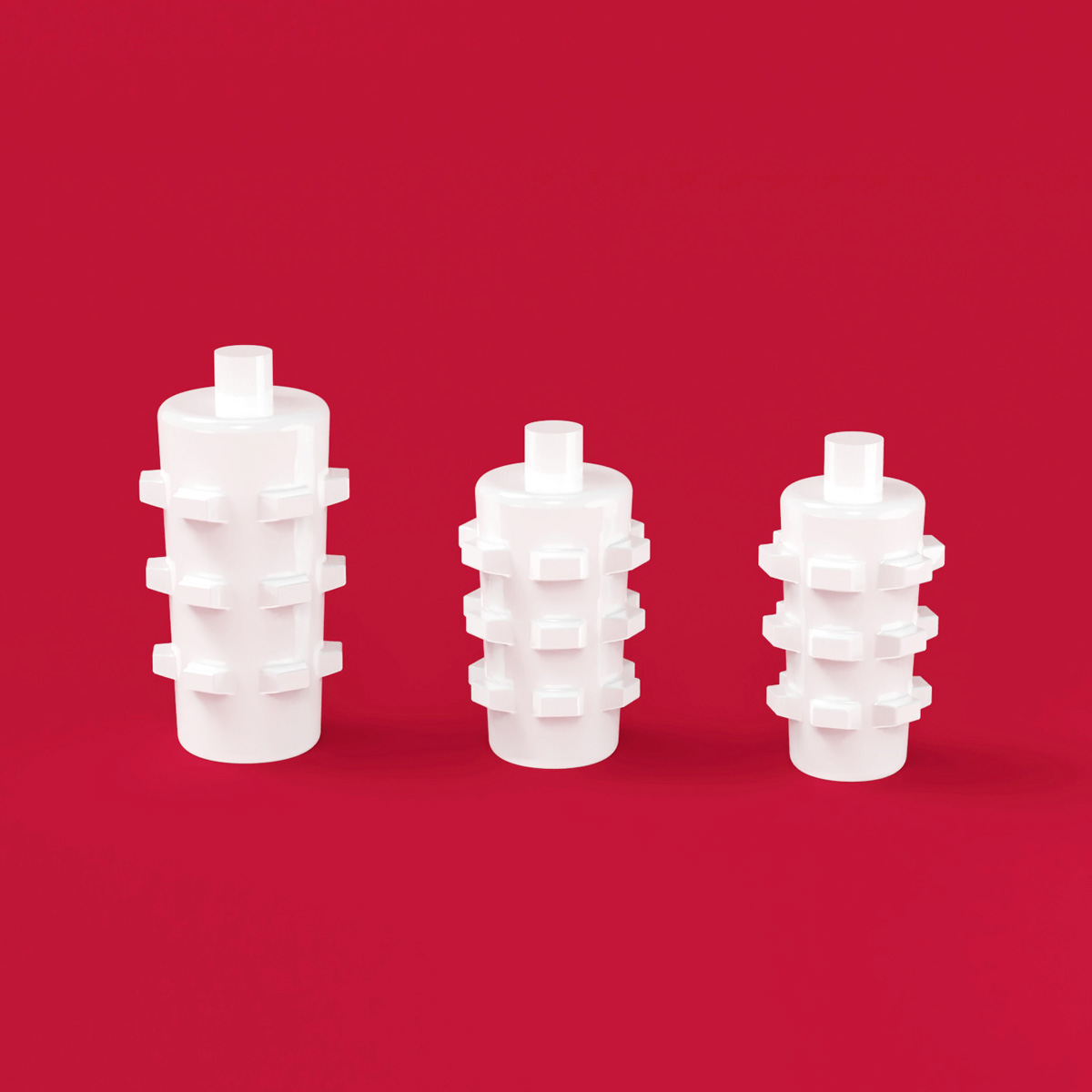 Stent macizo oclusivo bronquial Stening® MS03 de silicona radiopaca, tipo tapón sólido con apéndice de agarre, para fístula broncopleural y pérdida aérea persistente (pack 3 unidades) Stening® MS03 solid bronchial occlusive stent made of radiopaque silicone, solid plug type with grip appendage, for bronchopleural fistula and persistent air leakage (pack of 3 units)