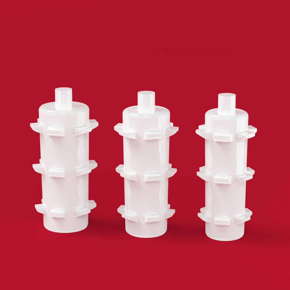 Stent macizo oclusivo bronquial mediano Stening® MS03M de silicona radiopaca, tipo tapón sólido con apéndice de agarre, para fístula broncopleural y pérdida aérea persistente (pack 3 unidades) Stening® MS03M medium bronchial occlusive solid stent made of radiopaque silicone, solid plug type with grip appendage, for bronchopleural fistula and persistent air leakage (pack of 3 units)