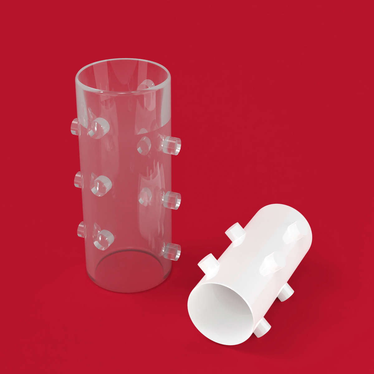 Stent subglótico Stening® de silicona, con extremo proximal de pared adelgazada para región subglótica y espolones de fijación antideslizantes (código SG) Stening® subglottic silicone stent, with thin-walled proximal end for subglottic region and non-slip fixation spurs (code SG)