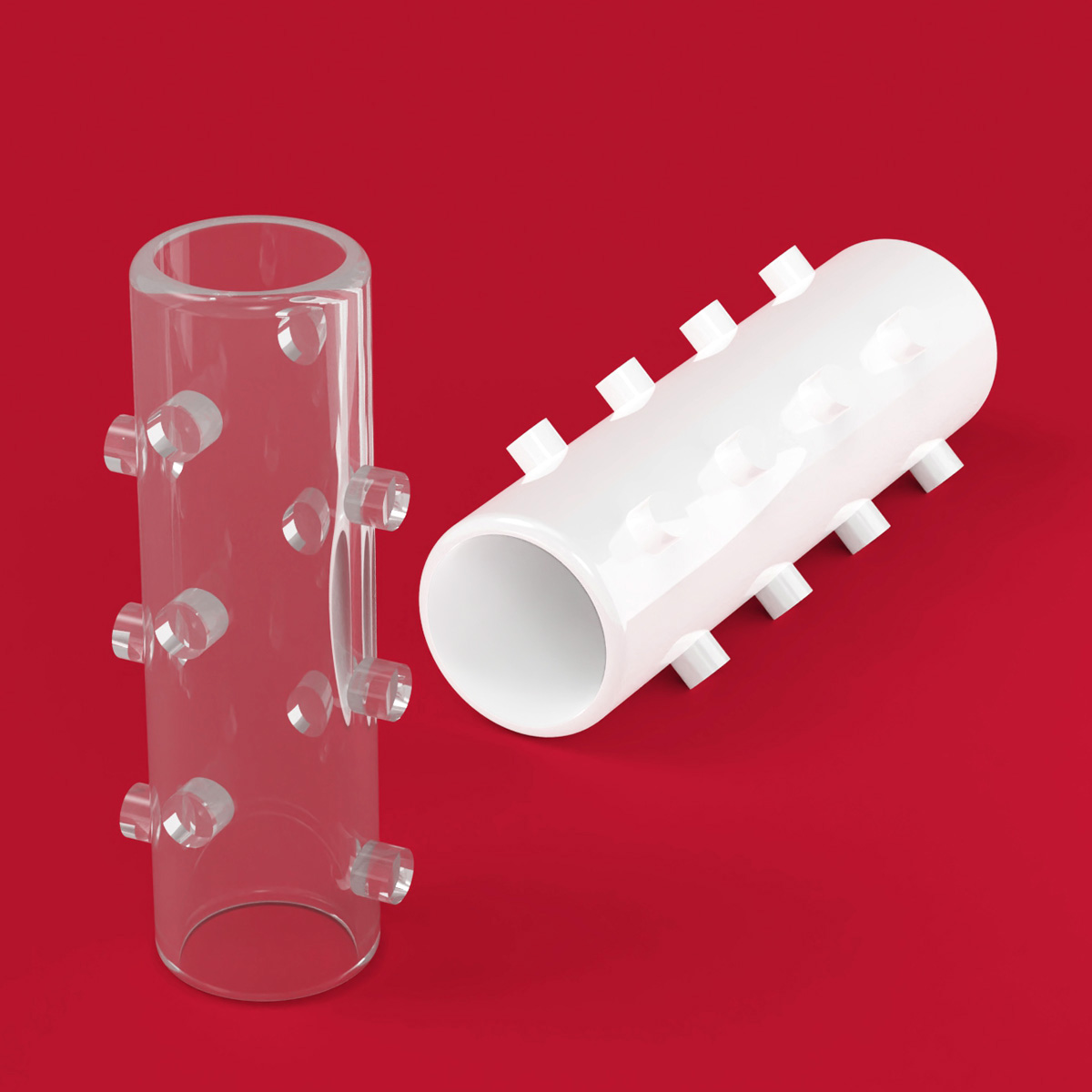 Stent traqueal recto de silicona Stening® con anclajes externos de fijación, para tratamiento de estenosis, traqueomalacia y compresión extrínseca de la tráquea