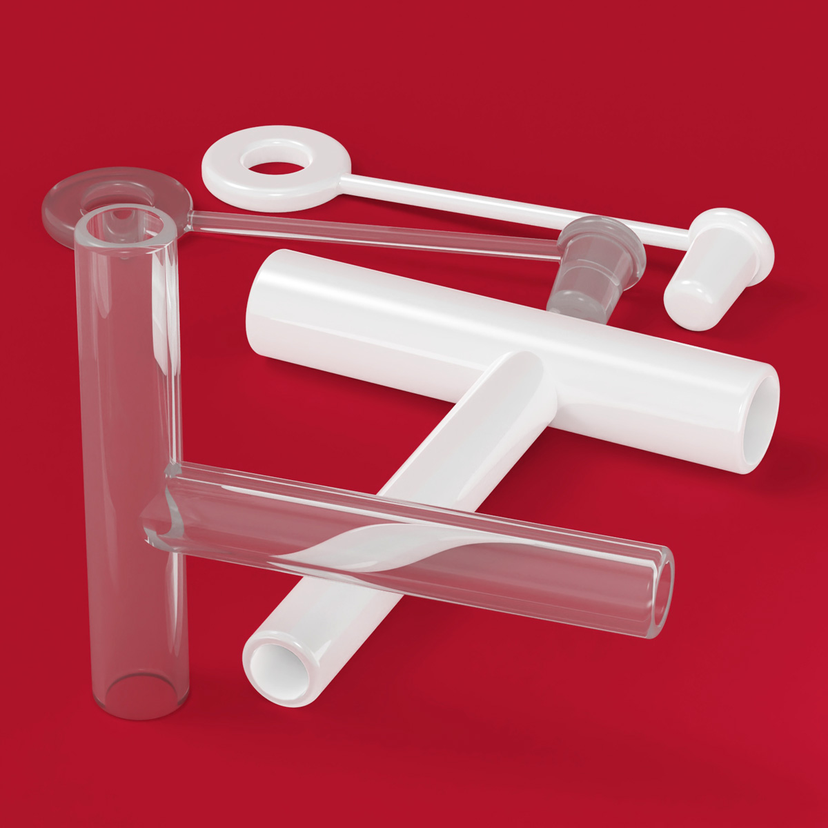 Tubo traqueal en T de silicona Stening® con rama externa para evitar la migración, permitir la aspiración de secreciones y mantener el calibre de la vía aérea en estenosis traqueales y subglóticas. Stening® silicone T-shaped tracheal tube with external branch to prevent migration, allow secretion suctioning, and maintain airway calibre in tracheal and subglottic stenosis.